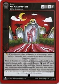 All Hallows' Eve - Seance: First Edition Release Event Deck - MetaZoo card