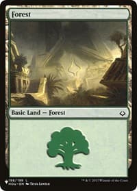 Forest (198) - The List Reprints - Magic: The Gathering card