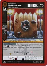 Fence Rail Dog - Seance: First Edition Release Event Deck - MetaZoo card