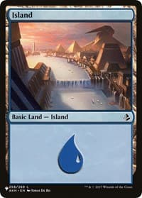 Island (258) - The List Reprints - Magic: The Gathering card