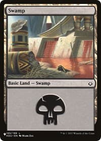 Swamp (195) - The List Reprints - Magic: The Gathering card