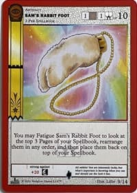Sam's Rabbit Foot - Seance: First Edition Release Event Deck - MetaZoo card