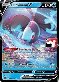 Lumineon V - Prize Pack Series Cards - Pokemon card