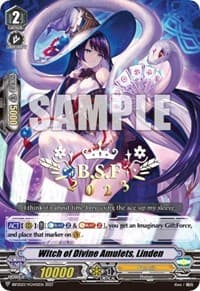 Witch of Divine Amulets, Linden - Bushiroad Event Cards - Cardfight Vanguard card