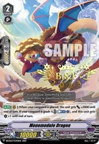 Monomodule Dragon - Bushiroad Event Cards - Cardfight Vanguard card