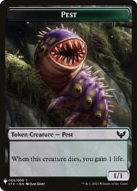 Pest // Emblem - Jace, Telepath Unbound Double-Sided Token - The List Reprints - Magic: The Gathering card