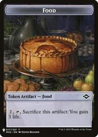 Food // Golem Double-sided Token - The List Reprints - Magic: The Gathering card