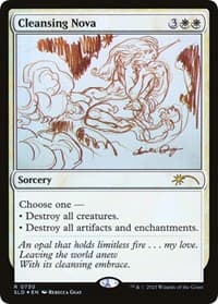 Cleansing Nova (Sketch Showcase) - Secret Lair Drop Series - Magic: The Gathering card