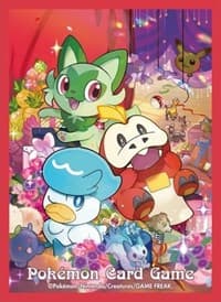 Pokemon TCG: Pokemon Center Japan Exclusive Card Sleeves - Gift of Sprigatito, Fuecoco, & Quaxly (64-Pack) - Pokemon International Card Sleeves - Card Sleeves card