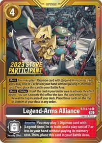 Legend-Arms Alliance (2023 Store Participant) - Starter Deck 13: Ragnaloardmon - Digimon Card Game card
