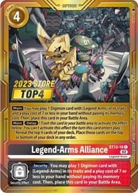 Legend-Arms Alliance (2023 Store Top 4) - Starter Deck 13: Ragnaloardmon - Digimon Card Game card