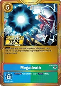 Megadeath (2023 Store Top 4) - Starter Deck 09: Ultimate Ancient Dragon - Digimon Card Game card