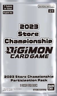 2023 Store Championship Participant Pack - Digimon Promotion Cards - Digimon Card Game card