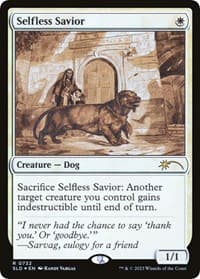 Selfless Savior (Sketch Showcase) - Secret Lair Drop Series - Magic: The Gathering card