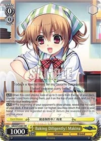Baking Diligently! Makina - The Fruit of Grisaia - Weiss Schwarz card