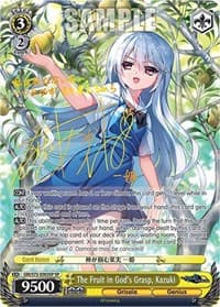 The Fruit in God's Grasp, Kazuki (SP) - The Fruit of Grisaia - Weiss Schwarz card