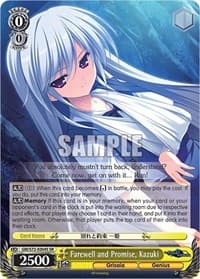 Farewell and Promise, Kazuki (SR) - The Fruit of Grisaia - Weiss Schwarz card