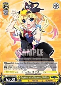 Together with Meowmel, Michiru (SR) - The Fruit of Grisaia - Weiss Schwarz card