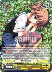 Fruit of Remorse, Makina - The Fruit of Grisaia - Weiss Schwarz card