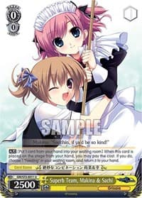 Superb Team, Makina & Sachi - The Fruit of Grisaia - Weiss Schwarz card