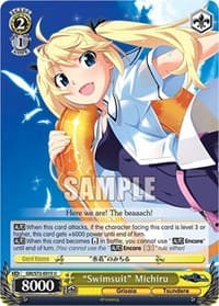 "Swimsuit" Michiru - The Fruit of Grisaia - Weiss Schwarz card
