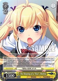 The Meaning of a "Kiss", Michiru - The Fruit of Grisaia - Weiss Schwarz card