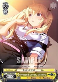 Pretend Lover, Michiru - The Fruit of Grisaia - Weiss Schwarz card