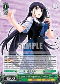Lone Wolf Disposition, Yumiko (SR) - The Fruit of Grisaia - Weiss Schwarz card