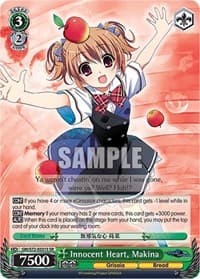 Innocent Heart, Makina (SR) - The Fruit of Grisaia - Weiss Schwarz card