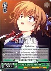 Blazing Clutches, Makina - The Fruit of Grisaia - Weiss Schwarz card