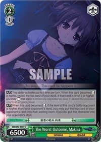 The Worst Outcome, Makina - The Fruit of Grisaia - Weiss Schwarz card