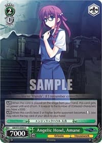 Angelic Howl, Amane - The Fruit of Grisaia - Weiss Schwarz card