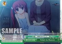 Ticket to Heaven - The Fruit of Grisaia - Weiss Schwarz card