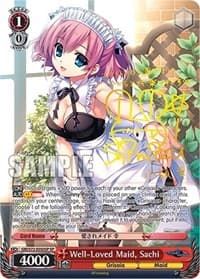 Well-Loved Maid, Sachi (SP) - The Fruit of Grisaia - Weiss Schwarz card