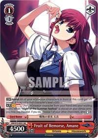 Fruit of Remorse, Amane - The Fruit of Grisaia - Weiss Schwarz card