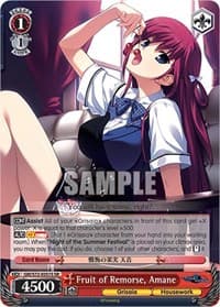 Fruit of Remorse, Amane (SR) - The Fruit of Grisaia - Weiss Schwarz card