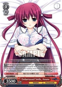 Embarrassed Smile, Amane (SR) - The Fruit of Grisaia - Weiss Schwarz card