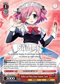 Skilled and Witty Honor Student, Sachi - The Fruit of Grisaia - Weiss Schwarz card