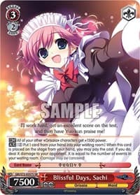 Blissful Days, Sachi (SR) - The Fruit of Grisaia - Weiss Schwarz card