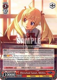 Afterschool Sunset, Michiru - The Fruit of Grisaia - Weiss Schwarz card