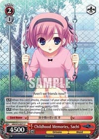 Childhood Memories, Sachi - The Fruit of Grisaia - Weiss Schwarz card