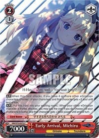 Early Arrival, Michiru - The Fruit of Grisaia - Weiss Schwarz card