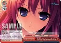 Night of the Summer Festival - The Fruit of Grisaia - Weiss Schwarz card