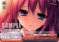 Night of the Summer Festival (RRR) - The Fruit of Grisaia - Weiss Schwarz card