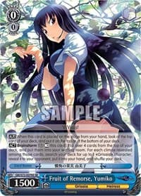 Fruit of Remorse, Yumiko (SR) - The Fruit of Grisaia - Weiss Schwarz card
