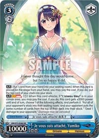 Je vous suis attache, Yumiko - The Fruit of Grisaia - Weiss Schwarz card