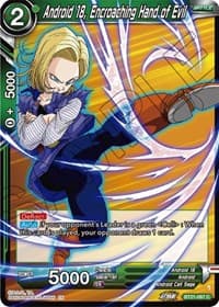 Android 18, Encroaching Hand of Evil - Wild Resurgence - Dragon Ball Super: Masters card