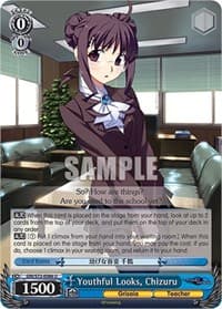 Youthful Looks, Chizuru - The Fruit of Grisaia - Weiss Schwarz card