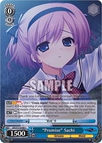 "Promise" Sachi - The Fruit of Grisaia - Weiss Schwarz card