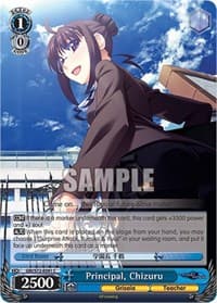 Principal, Chizuru - The Fruit of Grisaia - Weiss Schwarz card